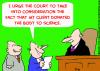 Cartoon: JUDGE DONATED BODY SCIENCE (small) by rmay tagged judge,donated,body,science