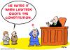 Cartoon: judge lawyers quote constitution (small) by rmay tagged judge,lawyers,quote,constitution