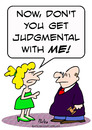 Cartoon: judgemental judge wife (small) by rmay tagged judgemental,judge,wife