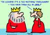 Cartoon: king queen parliament jail (small) by rmay tagged king queen parliament jail