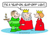 Cartoon: king slap on light off queen (small) by rmay tagged king,slap,on,light,off,queen