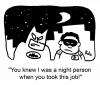 Cartoon: Night Person (small) by rmay tagged batman,robin,superhero