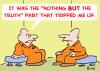 Cartoon: NOTHING BUT THE TRUTH PRISONERS (small) by rmay tagged nothing,but,the,truth,prisoners