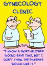 Cartoon: patients gynecology clinic skirt (small) by rmay tagged patients,gynecology,clinic,skirt