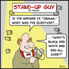 Cartoon: SUG obama black white red (small) by rmay tagged sug,obama,black,white,red