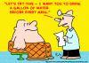 Cartoon: water before meal doctor (small) by rmay tagged water,before,meal,doctor