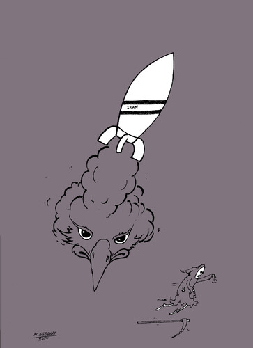 Cartoon: iran (medium) by HAMED NABAHAT tagged cartoon